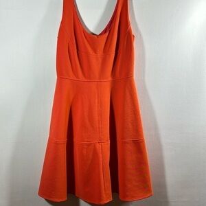 Aryn K Fit Flare Sleeveless Tank Mini Dress, M